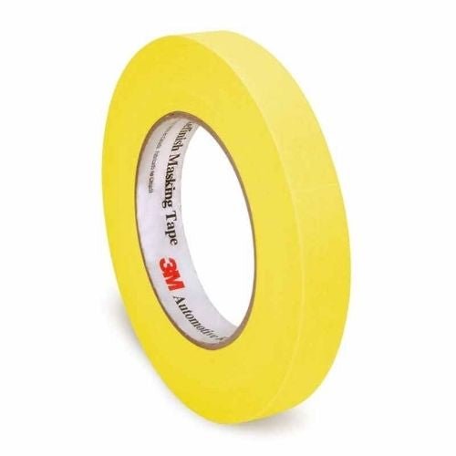 3M™ 06652 0.75" Yellow Automotive Masking Tape, Case of 48