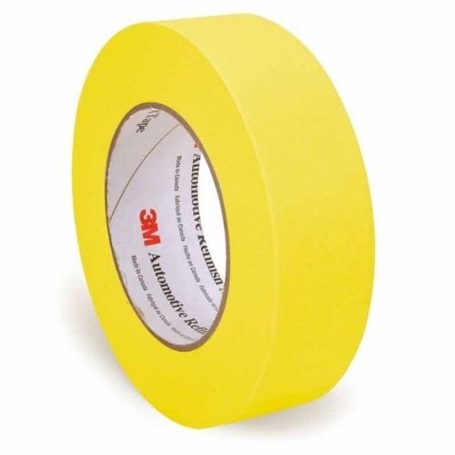 3M™ 06654 1.5" Yellow Automotive Masking Tape, Case of 24 - VirtuColor Supply