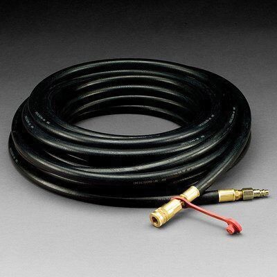 3M™ 07011 Straight Supplied Air Respirator Hose, 50 ft. Black - VirtuColor Supply