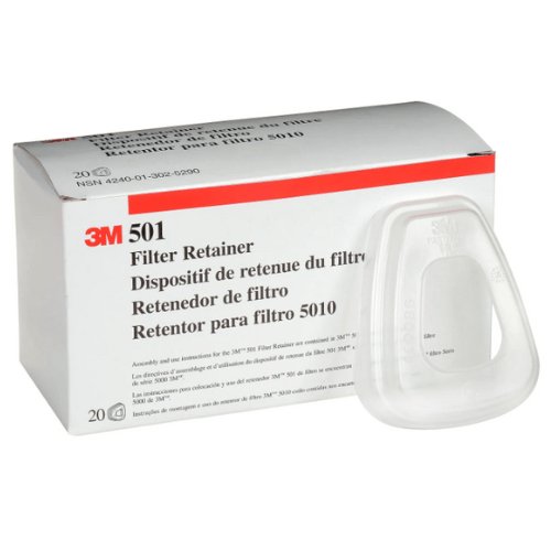 3M 17668 501 Filter Retainer for 6000 Series Cartridges, Box of 20 - VirtuColor Supply