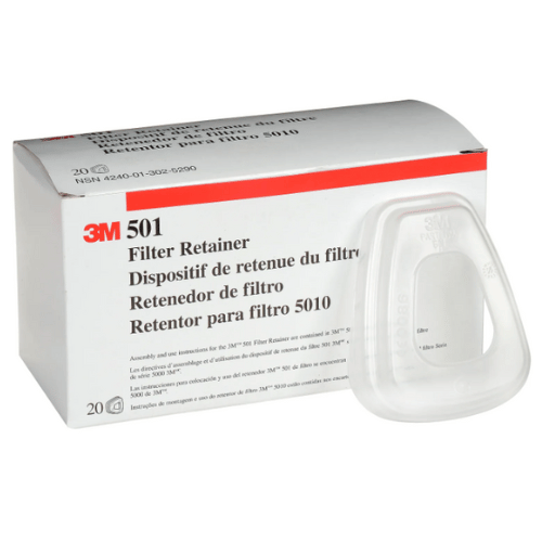 3M 17668 501 Filter Retainer for 6000 Series Cartridges, Box of 20