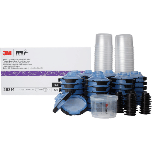 3M™ PPS™ 2.0 6.8 oz Mini Lid and Liner Kit, 26314, 125 Micron Filter