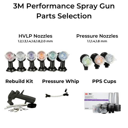 3M 26832 Performance Paint Spray Gun with Air Regulator - VirtuColor Supply