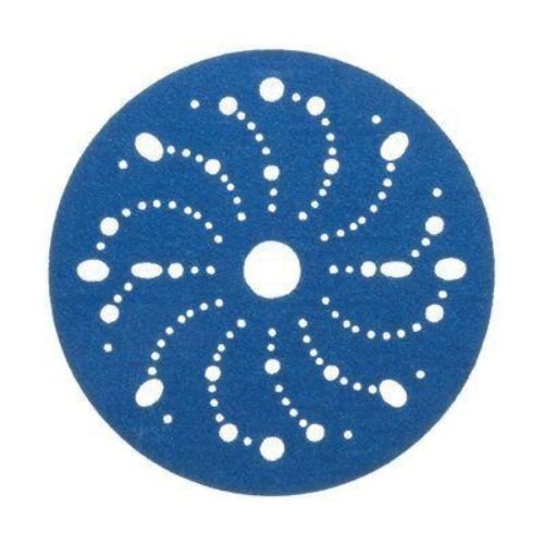 3M™ 321U Abrasive Disc 6" 80 Grit Hookit™ Multihole Blue