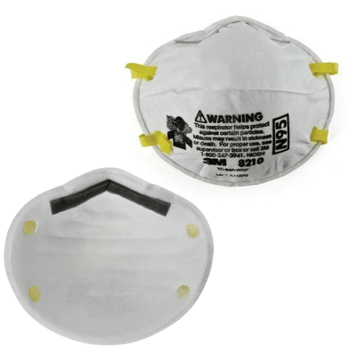 3M 46457 N95 Particulate Respirator 8210, Box of 20