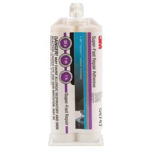 3M Duramix 4747 Super Fast Plastic Repair Adhesive, 47.3 mL Cartridge