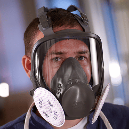 3M™ 54159 6000 Series Full-Face Respirator, Large, NIOSH Approved