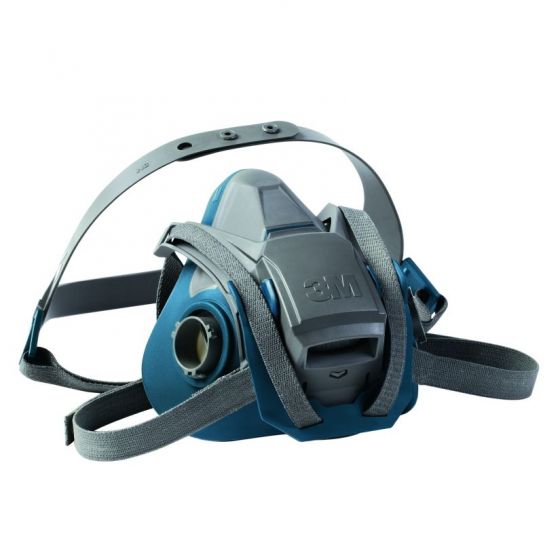 3M 6502QL Medium Rugged Half - Mask Respirator with Quick Latch - VirtuColor Supply