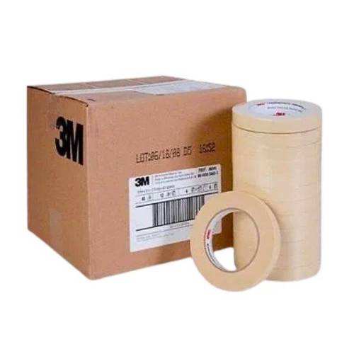 3M 6545 3/4" Tan Automotive Masking Tape, Case of 48 Rolls