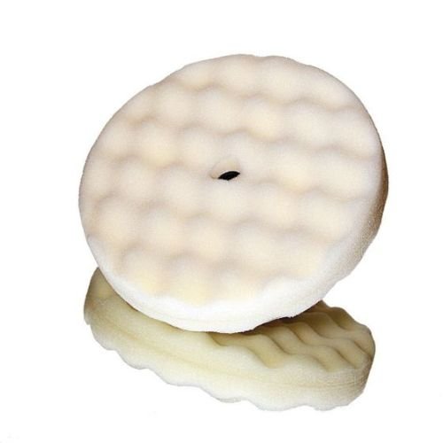 3M Perfect - It 05706 8" White Double - Sided Foam Polishing Pads - VirtuColor Supply