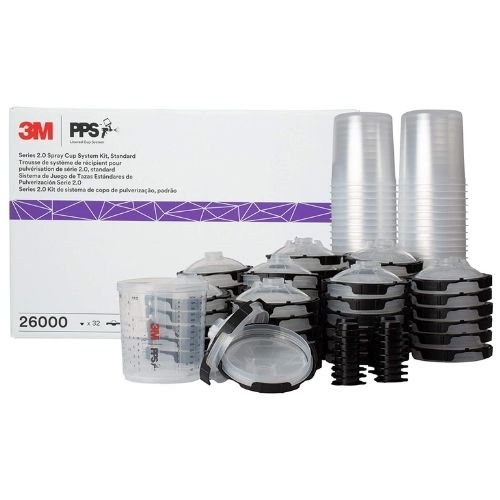 3M PPS 2.0 22 oz Standard Lid and Liner Kit, 26000, 200 Micron Filter - VirtuColor Supply