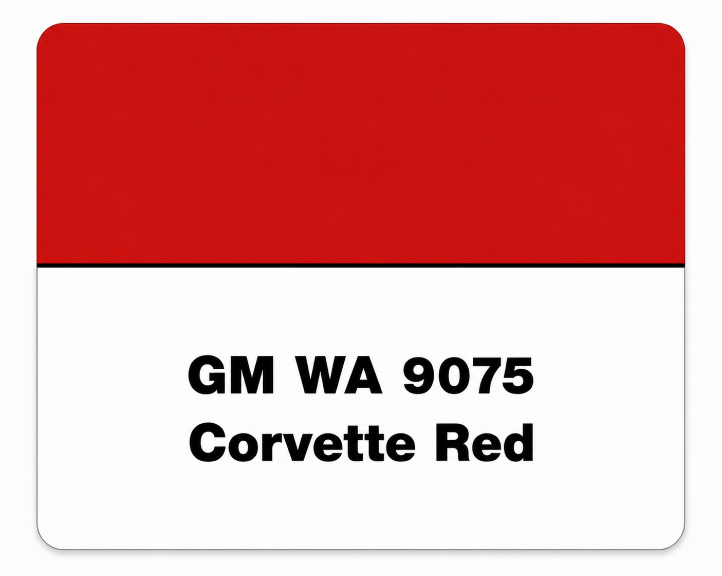 GM 9075 Corvette Red Economy Automotive Paint, Gallon