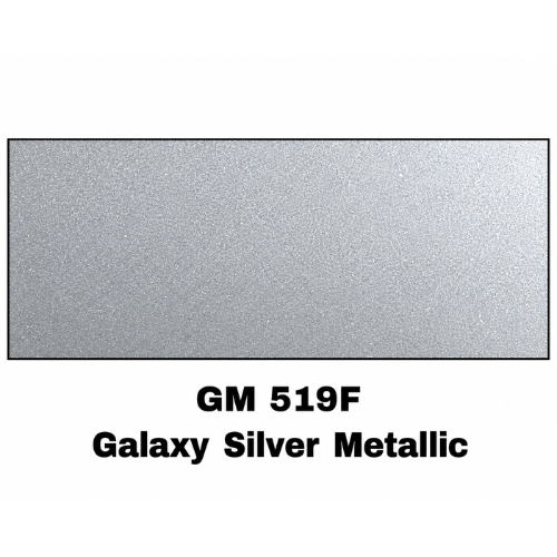 GM 519F Galaxy Silver Metallic Economy Automotive Paint, Gallon