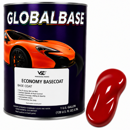 GM 9260 Victory Red Economy Automotive Paint, Gallon
