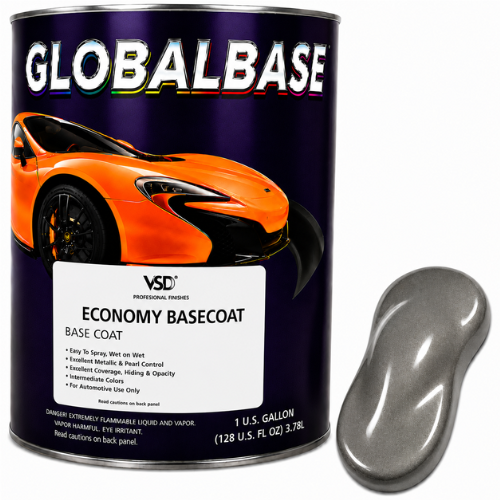 GM 382E Pewter Metallic Economy Automotive Paint, Gallon