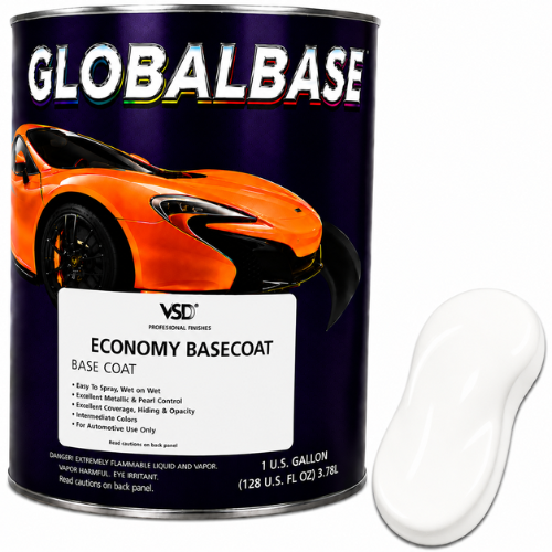GM 8554 White Economy Automotive Paint, Gallon