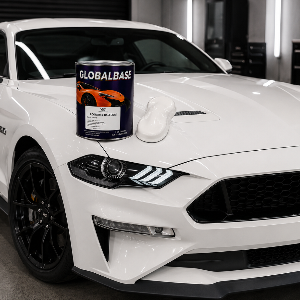 Ford YZ/Z1 Oxford White Economy Automotive Paint, Gallon