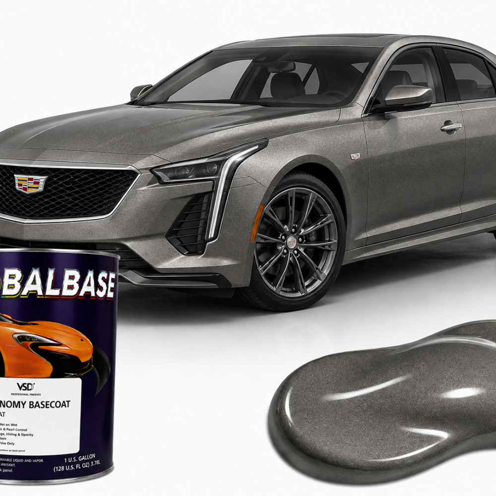 GM 382E Pewter Metallic Economy Automotive Paint, Gallon