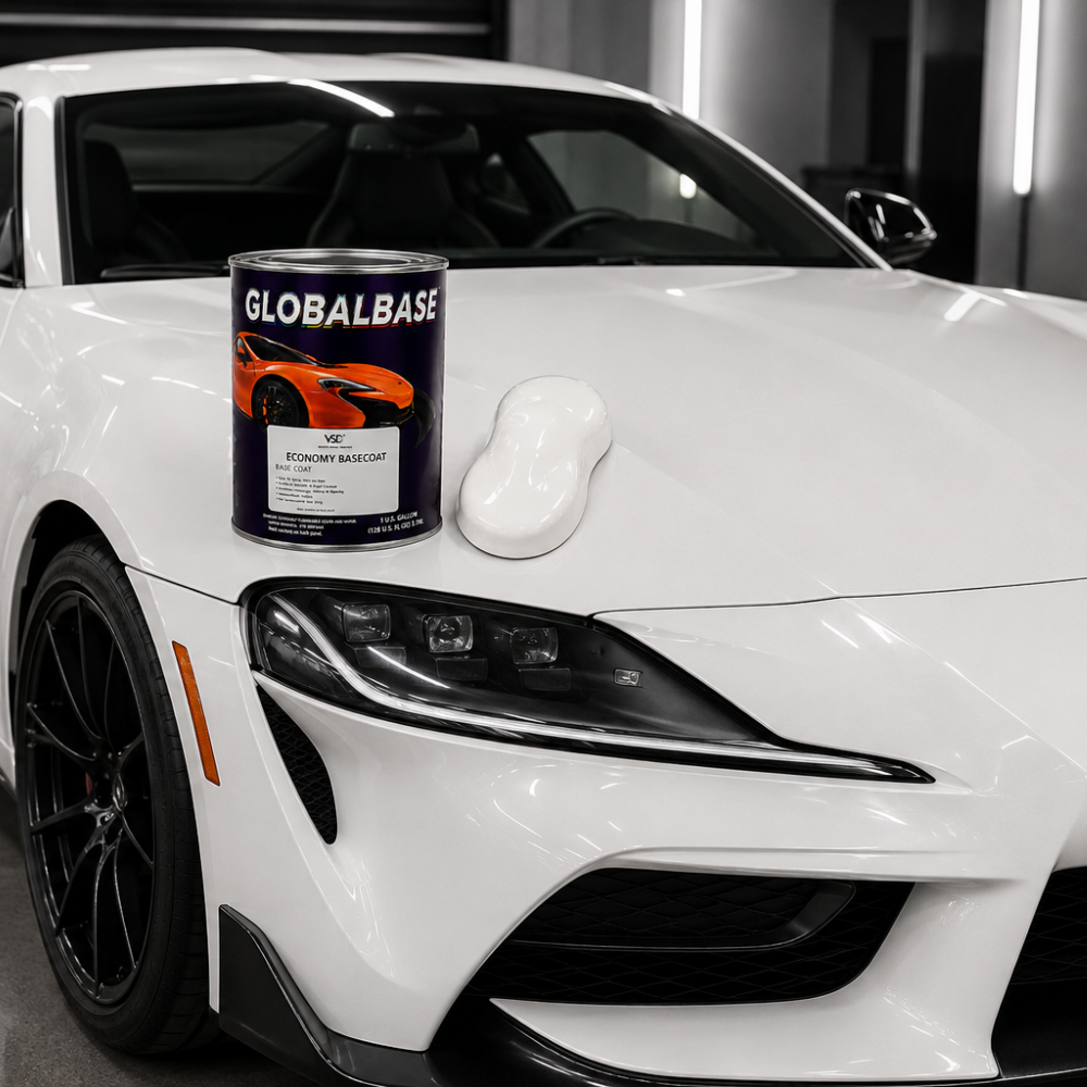 GM 8554 White Economy Automotive Paint, Gallon