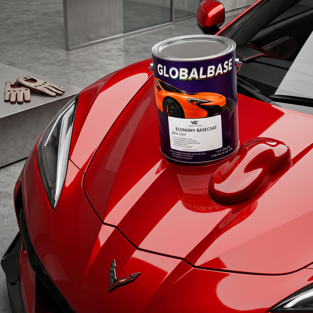 GM 9260 Victory Red Economy Automotive Paint, Gallon