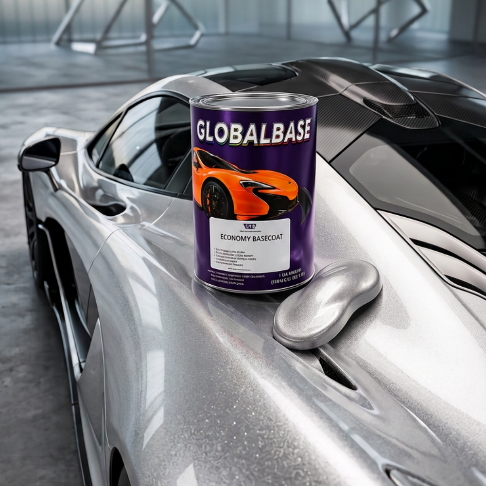 House Of Kolor Sparkle Silver Metallic Economy Automotive Paint, Gallon
