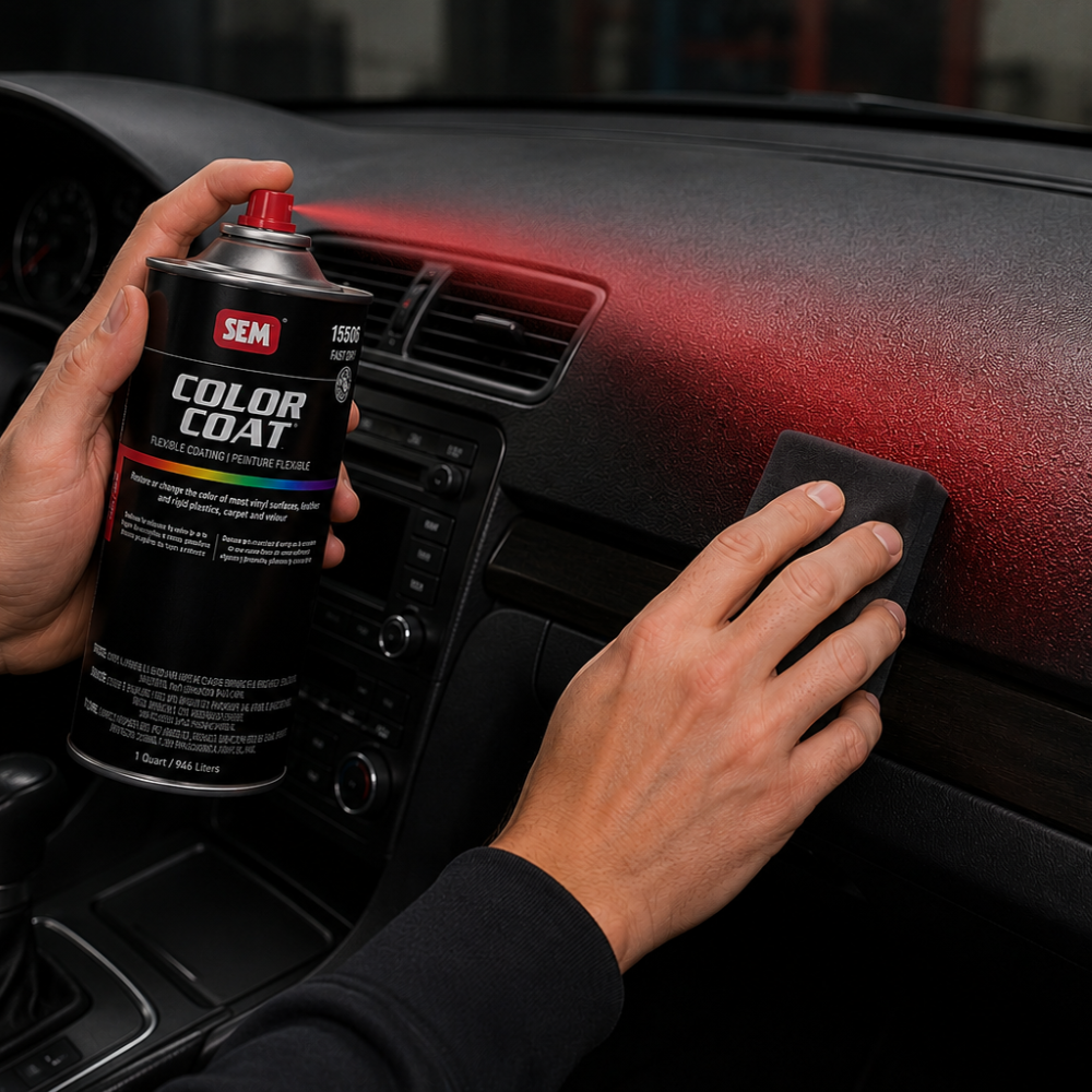 SEM 15521 Color Coat Fast Red, 1 Gallon | Auto Interior Paint