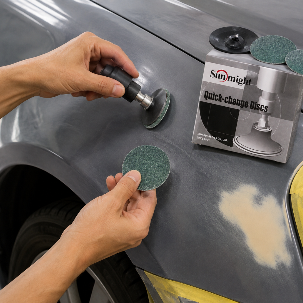 Sunmight 3" Ceramic Quick Change Disc, 25pk