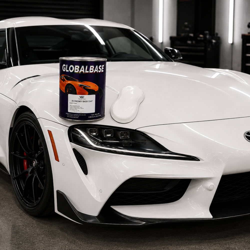 Toyota 040 Super White Economy Automotive Paint, Gallon