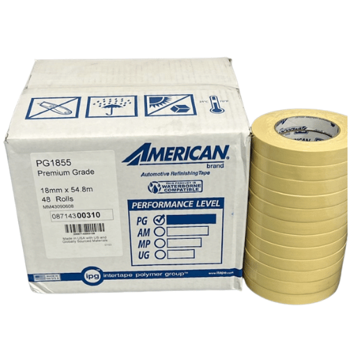 American® PG27-3/4" High Temp Beige Masking Tape, Case of 48