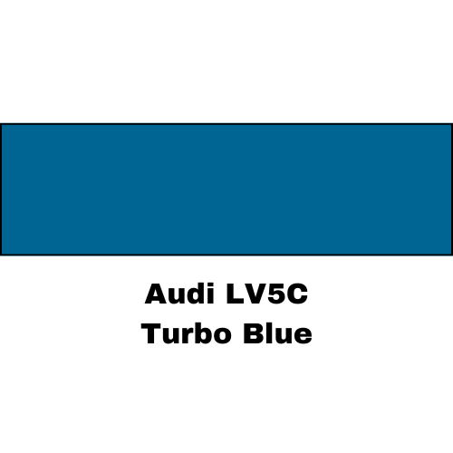 Audi LV5C Turbo Blue Low VOC Basecoat Paint