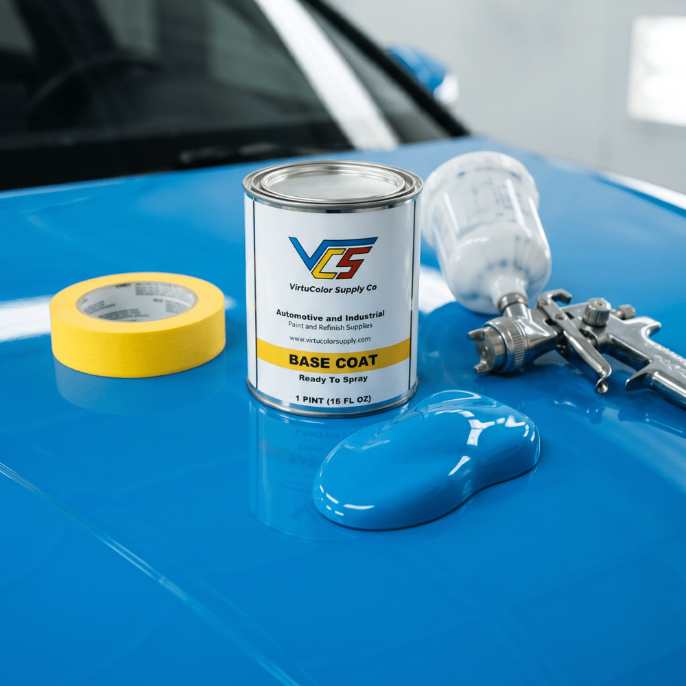 Audi LV5C Turbo Blue Low VOC Basecoat Paint