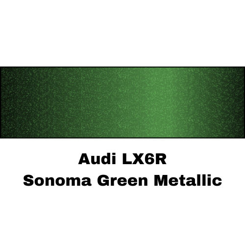 Audi LX6R Sonoma Green Metallic Low VOC Basecoat Paint