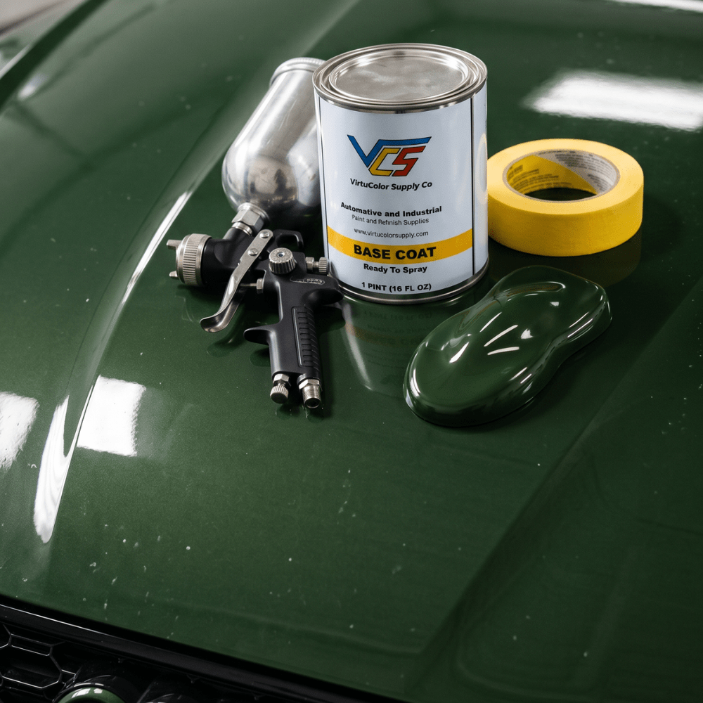Audi LX6R Sonoma Green Metallic Low VOC Basecoat Paint