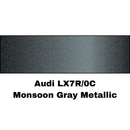 Audi LX7R/0C Monsoon Gray Metallic Low VOC Basecoat Paint