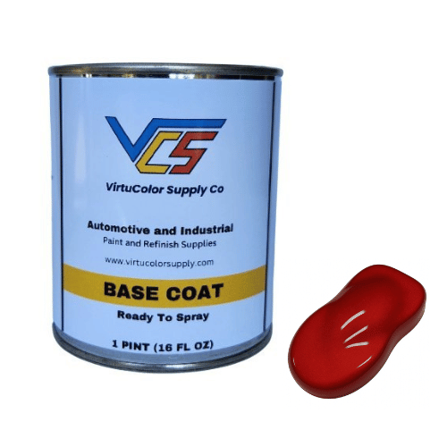 Audi LY3U Tango Red Metallic Low VOC Basecoat Paint - VirtuColor Supply