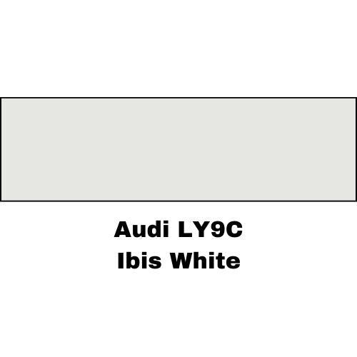 Audi LY9C/T9 Ibis White Low VOC Basecoat Paint