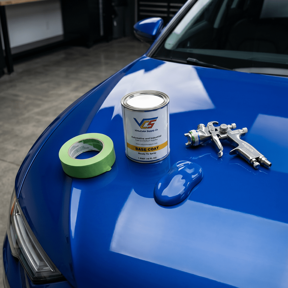 Audi LZ5M (M8) Nogaro Blue Pearl Low VOC Basecoat Paint