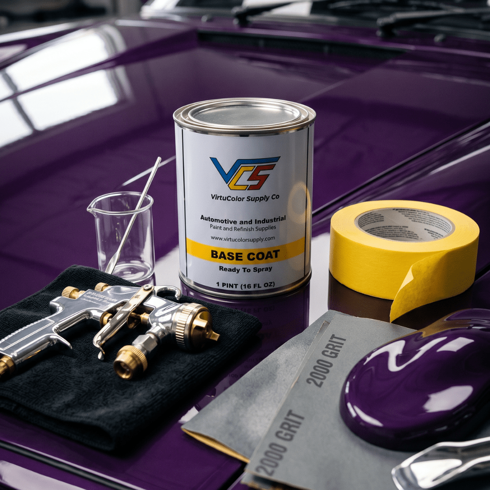BMW 299 Techno Violet Metallic Low VOC Basecoat Paint