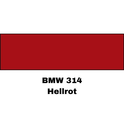 BMW 314 Hellrot Low VOC Basecoat Paint