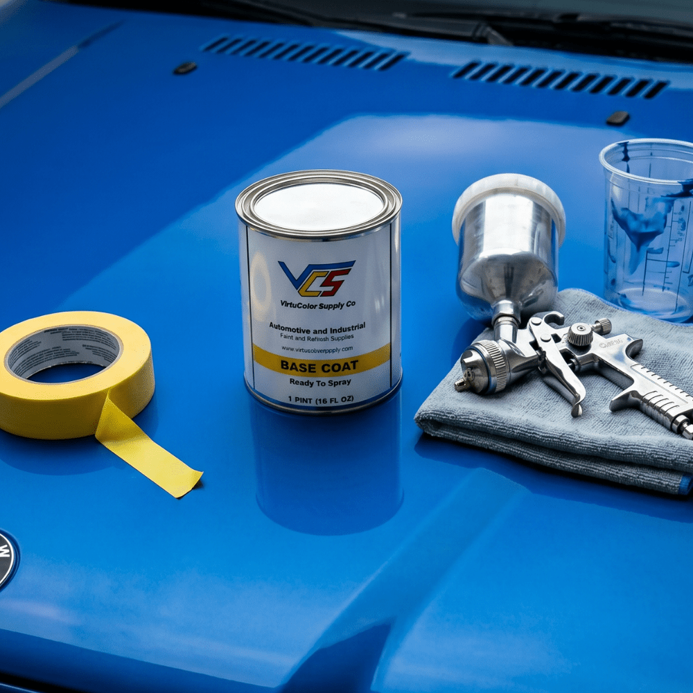 BMW 335 Estoril Blue Low VOC Basecoat Paint