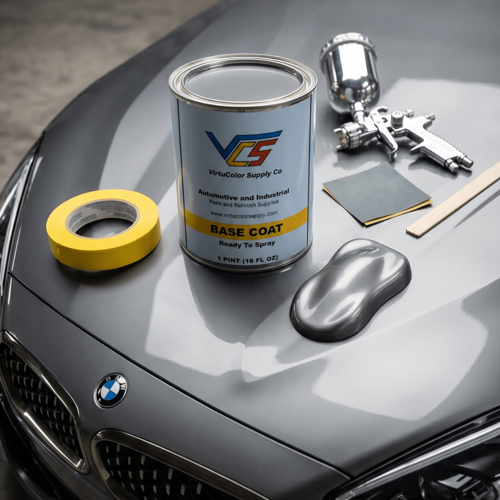 BMW 354 Titan Silver Metallic Low VOC Basecoat Paint