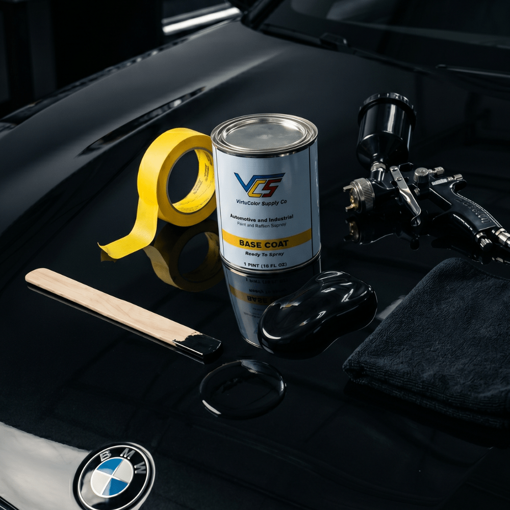 BMW 416 Carbon Black Metallic Low VOC Basecoat Paint