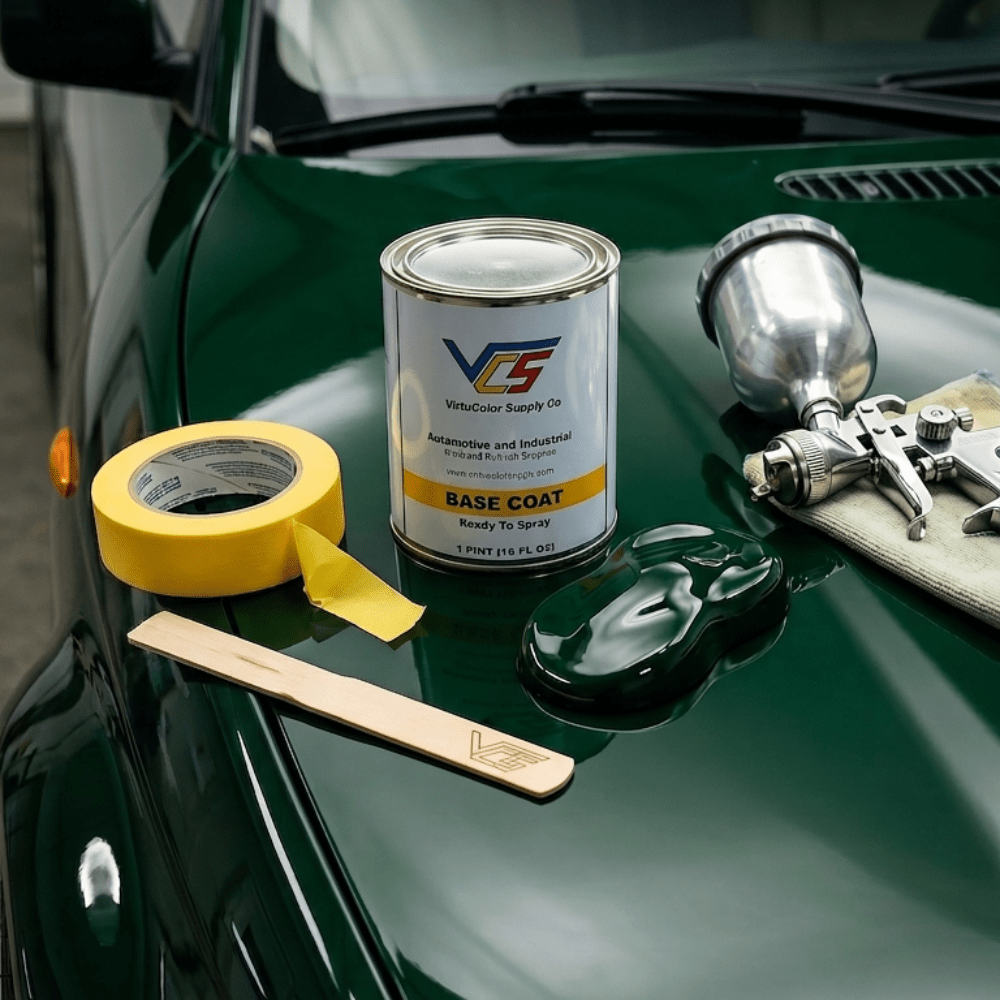 BMW 430 Oxford Green Metallic Low VOC Basecoat Paint