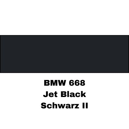 BMW 668 Jet Black Low VOC Basecoat Paint - VirtuColor Supply