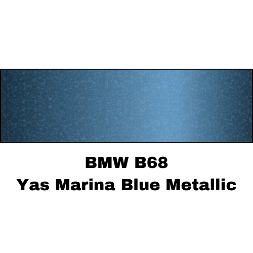 BMW B68 Yas Marina Blue Metallic Low VOC Basecoat Paint