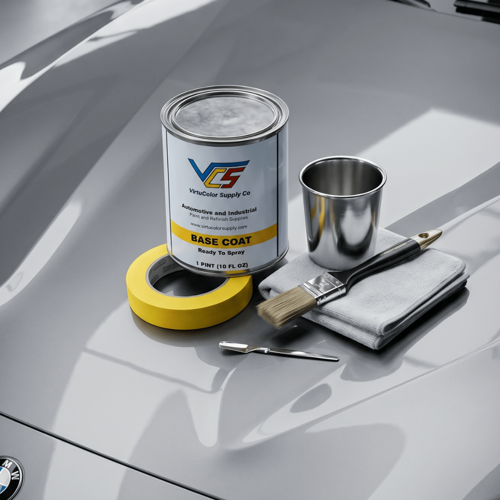 BMW A83/WA83 Glacier Silver Metallic Low VOC Basecoat Paint