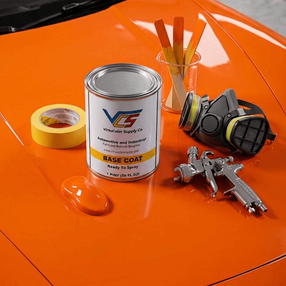BMW B44 Valencia Orange Low VOC Basecoat Paint