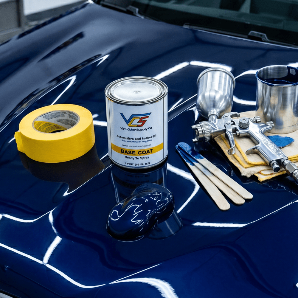 BMW B51 San Marino Blue Metallic Low VOC Basecoat Paint