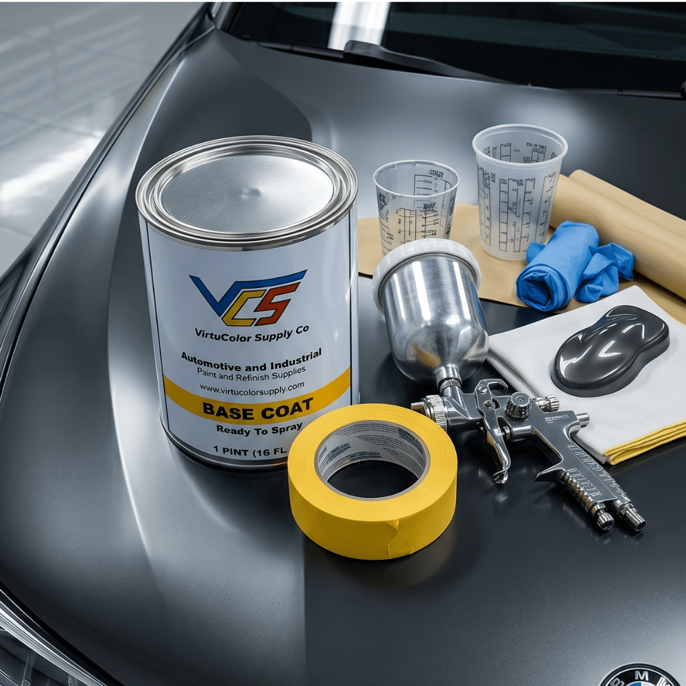BMW C36 Dravit Grey Metallic Low VOC Basecoat Paint
