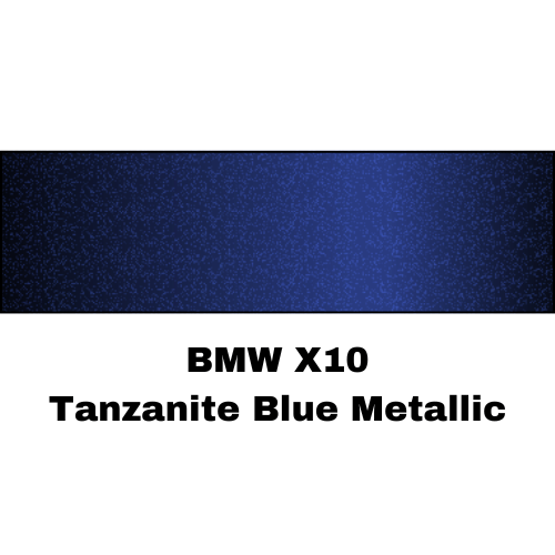 BMW X10 Tanzanite Blue Metallic Low VOC Basecoat Paint